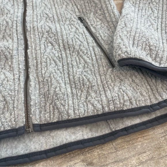 Bergans of Norway Women Grey Hooded Wool Blend Sweater Bergflette Jacket Medium - Picture 6 of 14